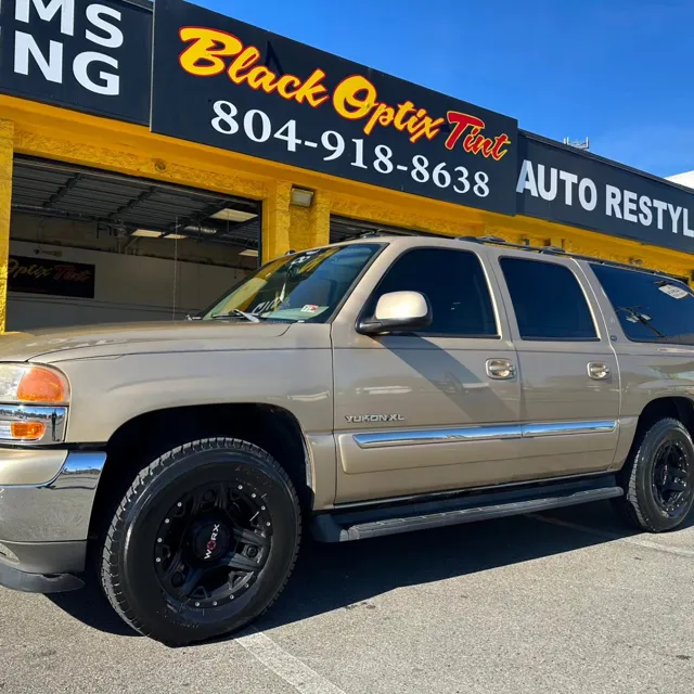 GMC Yukon tinted at the North Richmond shop